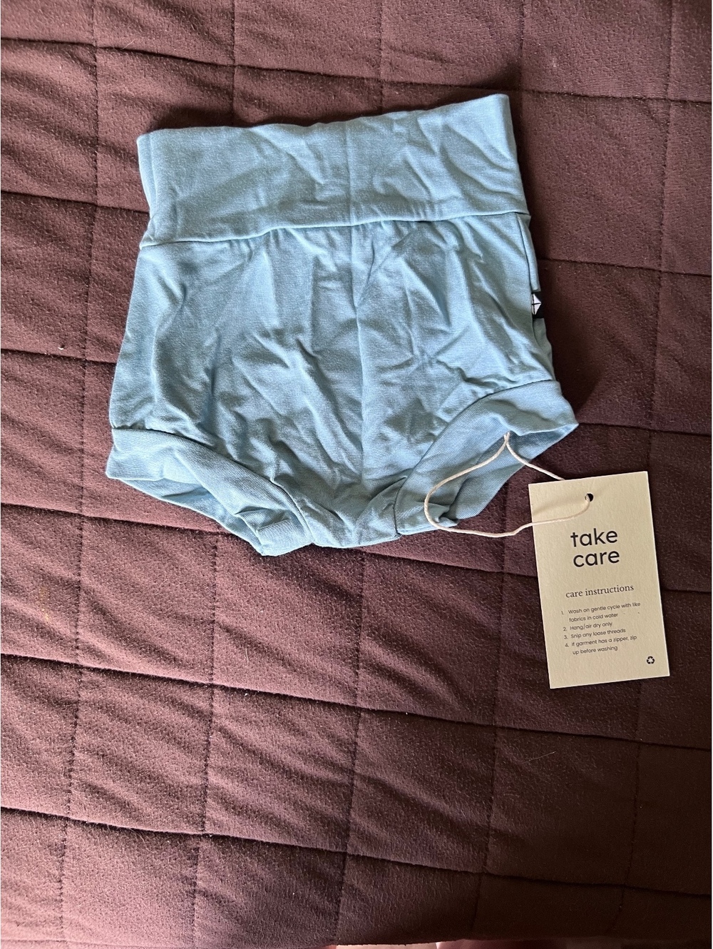Kyte Baby dusty blue bloomers